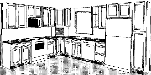 Kitchen Cabinet Design Drawing
